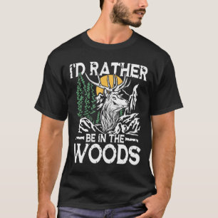僕は森の中にいるほうがいい Tシャツ