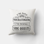 僕は横向きのクエストを続けている クッション (裏面)