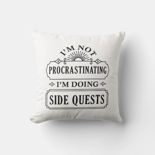 僕は横向きのクエストを続けている クッション (正面)