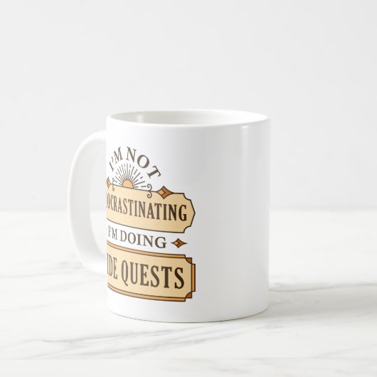 僕は横向きのクエストを続けている コーヒーマグカップ (正面左)