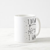 僕は欲しい事をする コーヒーマグカップ (正面右)