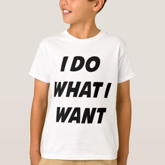 僕は欲しい事をする Tシャツ (正面)