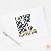 僕は歴史の右側に立つ スクエアシール (封筒)