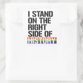 僕は歴史の右側に立つ スクエアシール (バッグ)