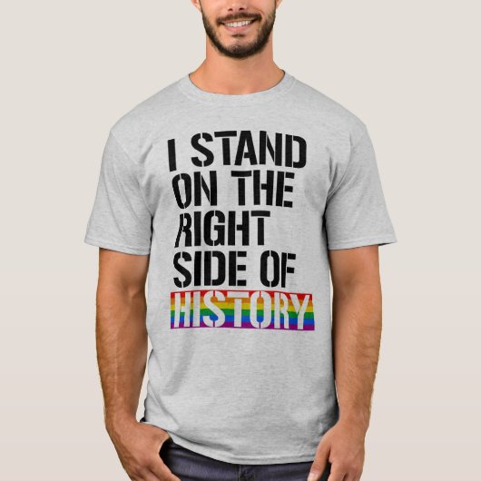 僕は歴史の右側に立つ Tシャツ (正面)