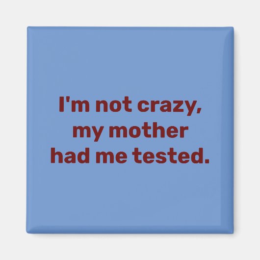 僕は母熱狂するに試験を受けたわけではない マグネット (正面)