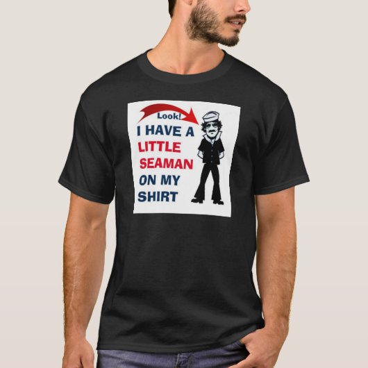 僕は水夫が少しワイシャツを着ている Tシャツ (正面)
