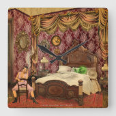 僕は決して結婚したパイロット スクエア壁時計 (正面)