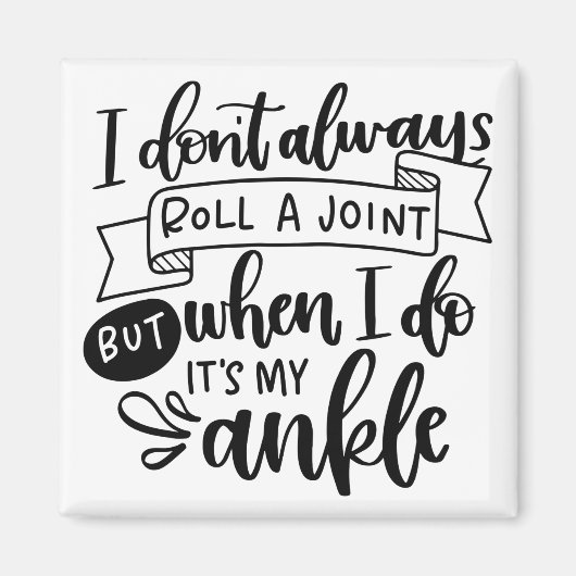 僕は決して転が関節が無い マグネット (正面)