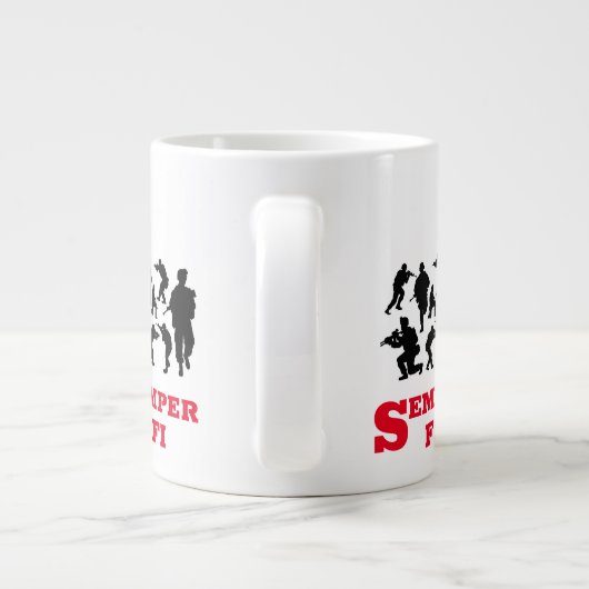 僕は海兵恋しく思だ ジャンボコーヒーマグカップ (裏面)