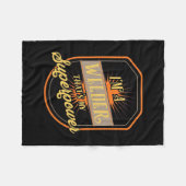 僕は溶接工だ フリースブランケット (正面(横))