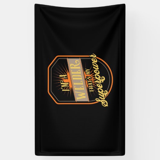 僕は溶接工だ 横断幕 (縦)