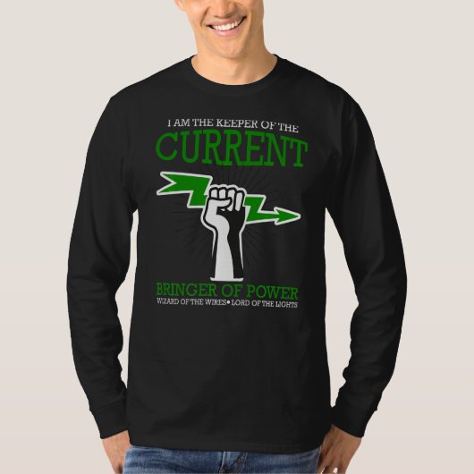 僕は潮流の電気技師の代わりだ Tシャツ (正面)