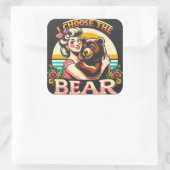 僕は熊を選ぶ スクエアシール (バッグ)