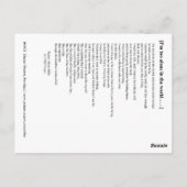 僕は独りで世の中へ出て行けない ポストカード (裏面)