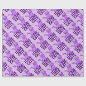 僕は猫紫が大好き ラッピングペーパー (フラット)