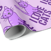 僕は猫紫が大好き ラッピングペーパー (ロールコーナー)