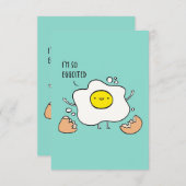 僕は玉子のように玉子を引おもしろい用した |学生への贈り物 出欠カード (正面/裏面)