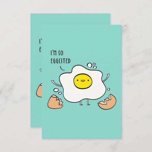 僕は玉子のように玉子を引おもしろい用した |学生への贈り物 出欠カード (正面/裏面)