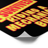 僕は生き延び牛の機械に乗る ポスター (角)