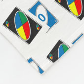 僕は甲板に慣れていない | ベビーおもしろいハロウィーンの衣装 フリースブランケット (角)