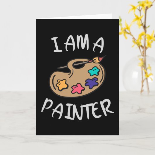 僕は画家だ カード (黄色い花)