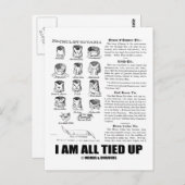 僕は皆縛り上げられている ポストカード (正面/裏面)