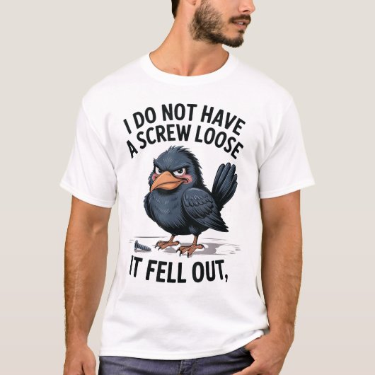 僕は皮肉な冗談は少しも言わない Tシャツ (正面)