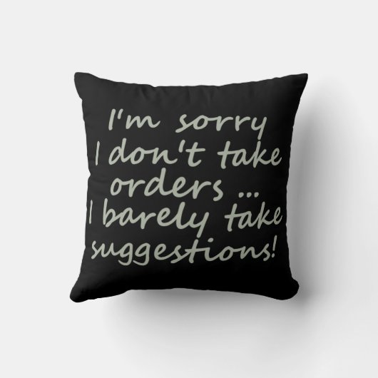 僕は皮肉な引用文はおもしろいやらない クッション (裏面)