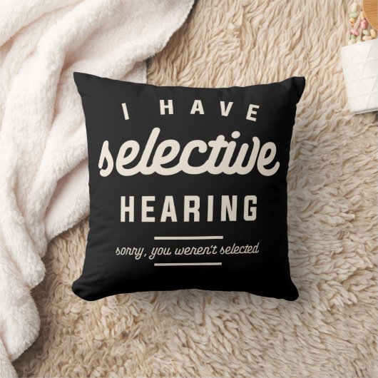 僕は皮肉な引用文を選おもしろい択して聞く クッション (ブランケット)