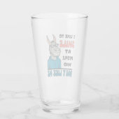 僕は皮肉屋でスマイルするのがおもしろい好きだ タンブラーグラス (裏面)