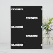 僕は皮肉気になメッセージは気にない カード (スタンド正面)