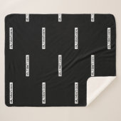 僕は皮肉気になメッセージは気にない シェルパブランケット (正面(横))