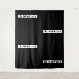 僕は皮肉気になメッセージは気にない タペストリー