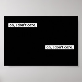 僕は皮肉気になメッセージは気にない ポスター