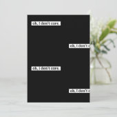 僕は皮肉気になメッセージは気にない 招待状 (スタンド正面)