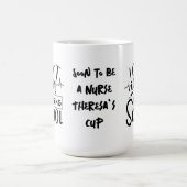 僕は看護学校に入れぬ |おもしろいナース コーヒーマグカップ (中央)