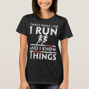 僕は知っているよ走うなことをやっている Tシャツ