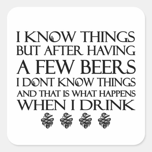 僕は知っている スクエアシール (正面)