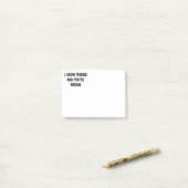 僕は知っている ポストイット (デスク上)