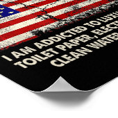 僕は社会主義では生きられない年だから病みつきだ ポスター (角)