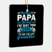 僕は祖父とカッコいいも呼ぶに足らぬ セラミックオーナメント (右)