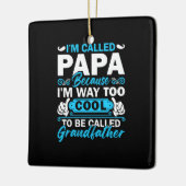 僕は祖父とカッコいいも呼ぶに足らぬ セラミックオーナメント (左)