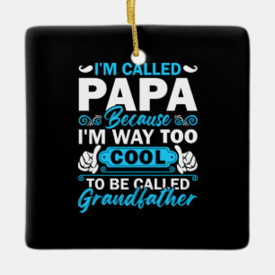 僕は祖父とカッコいいも呼ぶに足らぬ セラミックオーナメント