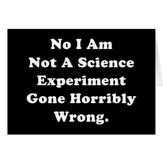 僕は科学実験がひどく間違ってはいない (正面横)