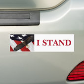 僕は立つ バンパーステッカー (車上)