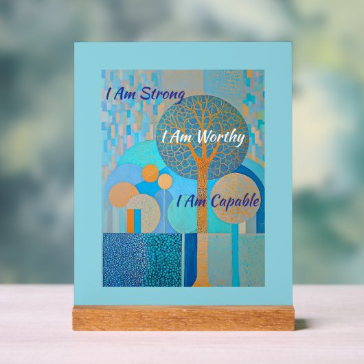 僕は立派なアクリルの看板だ アクリルサイン (ニュートラル)