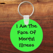 僕は精神病の顔だ キーホルダー (正面)