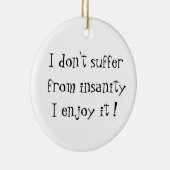 僕は精神錯乱のオーナメントは受けない セラミックオーナメント (右)