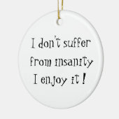 僕は精神錯乱のオーナメントは受けない セラミックオーナメント (左)